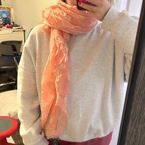 Pink Alexander McQueen scarf